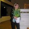 Bilder från årsmötet 27 mars<br>Birgitta Gedda avtackas för förtjänstfulla år som ordförande