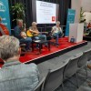 Bokmässan Göteborg 2025<br>Lennart Johansson (Ove Allansson Sällskapet) med visgruppen KAL.